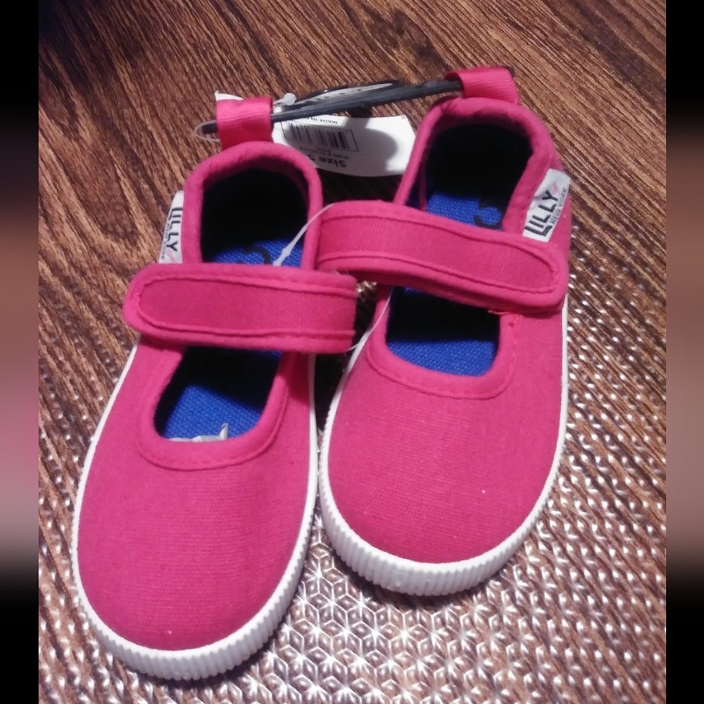 Lilly Kids Fuchsia Mary Janes